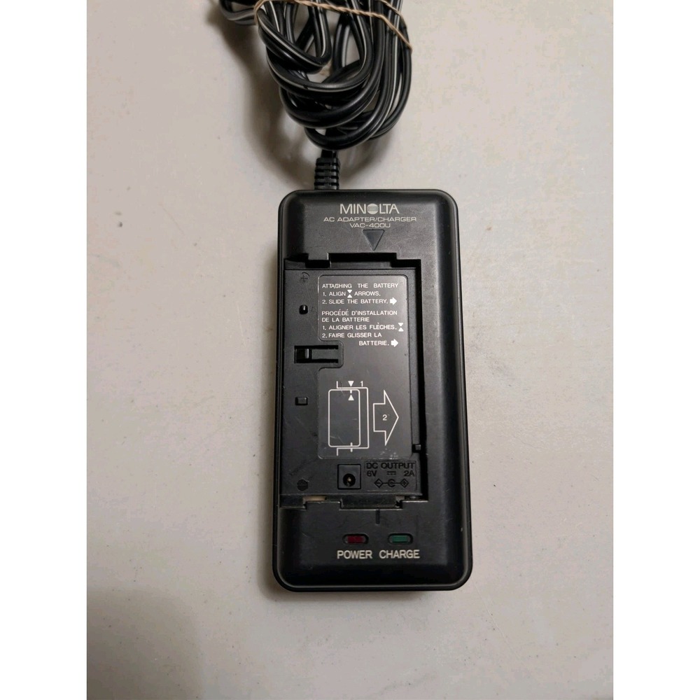 Minolta AC Power Adapter Charger VAC-480U - Video Camera Charger